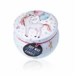 (image for) Art Tin Candle - Assorted Design - Unicorns - Moonstone