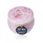 (image for) Art Tin Candle - Assorted Design - Friendly Messages - Parma Violet