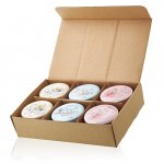 (image for) Art Tin Candle - Assorted Design - Friendly Messages - Parma Violet