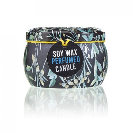 (image for) Art Tin Candle - Assorted Design - Romantic Garden - Tea & Rose