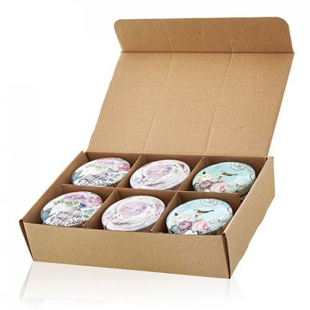 (image for) Art Tin Candle - Assorted Design - Parisian Weekend - Peonies