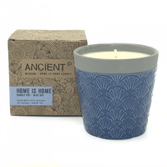 (image for) Home is Home Candle Pots - Blue Day