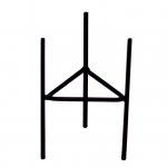 (image for) Iron Botanical Candle Holder