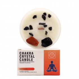 Chakra Crystal Candles - Root Chakra Chakra Crystal Candles - Root Chakra