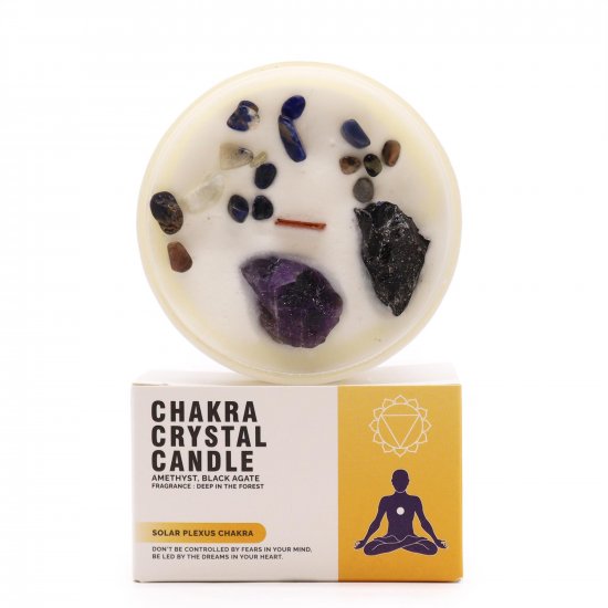 (image for) Chakra Crystal Candles - Solar Plexus Chakra