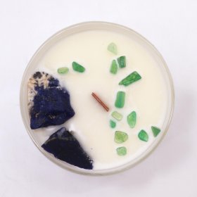 Chakra Crystal Candles - Throat Chakra Chakra Crystal Candles - Throat Chakra