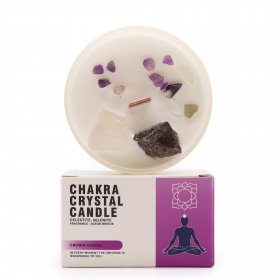 Chakra Crystal Candles - Crown Chakra Chakra Crystal Candles - Crown Chakra