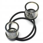 (image for) Centrepiece Iron Votive Candle Holder - 2 Cup Double Step