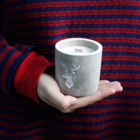 Med Pot - Stag Head - Whiskey & Woodsmoke Med Pot - Stag Head - Whiskey & Woodsmoke