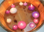 (image for) Small Floating Candle - Lavender