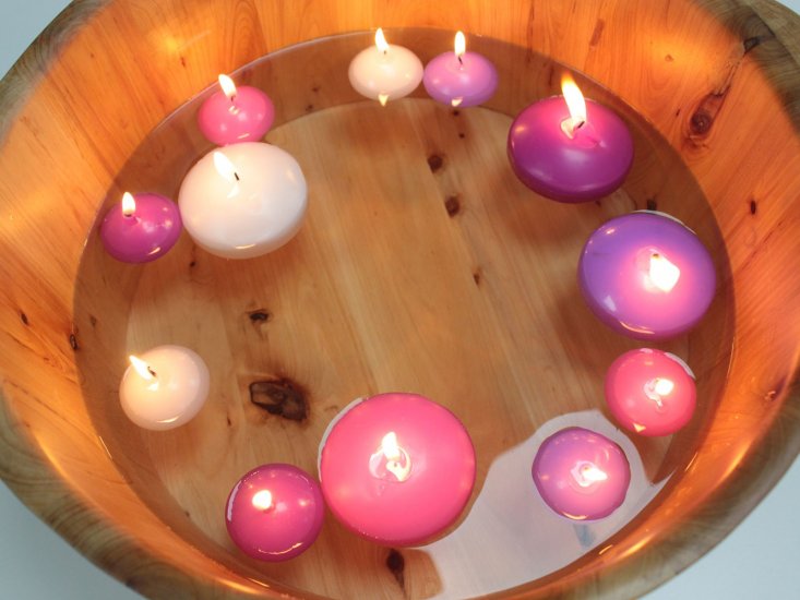 (image for) Small Floating Candle - Lavender