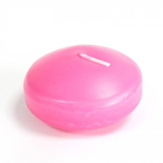 (image for) 3x Large Floating Candle - Pink