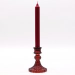(image for) Vintage Dinner Candle Holder - Vampire Red