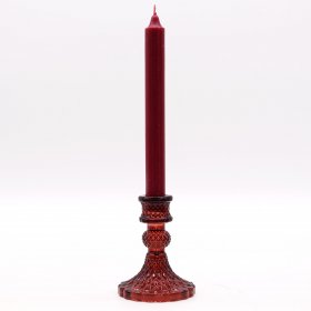 Vintage Dinner Candle Holder - Vampire Red