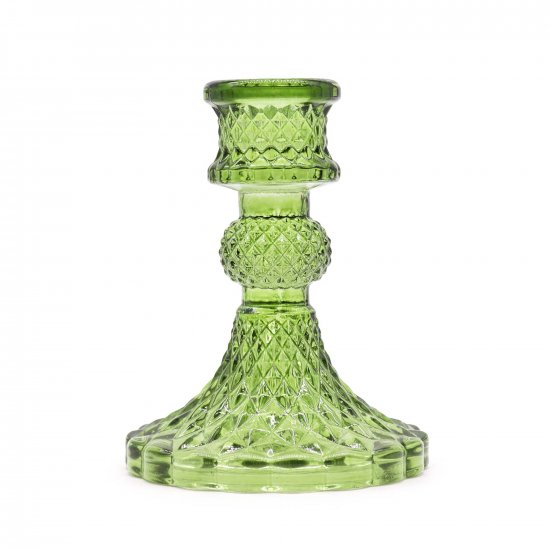 (image for) Vintage Dinner Candle Holder - Garden Jade