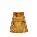 (image for) Flip Dinner Candle / Tealight Holder - Antique Amber