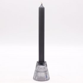 Flip Dinner Candle / Tealight Holder - Midnight Grey
