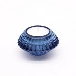 (image for) Flower Flip Dinner Candle / Tealight Holder - Royal Blue