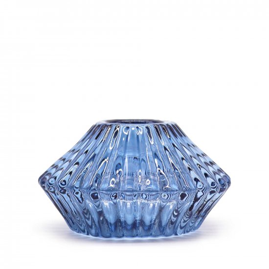 (image for) Flower Flip Dinner Candle / Tealight Holder - Royal Blue