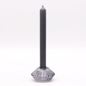Flower Flip Dinner Candle / Tealight Holder - Midnight Grey