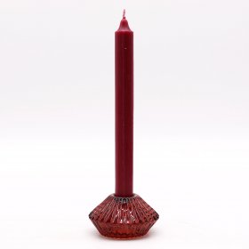 Flower Flip Dinner Candle / Tealight Holder - Vampire Red
