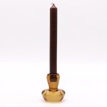 (image for) Mushroom Flip Dinner Candle / Tealight Holder - Antique Amber