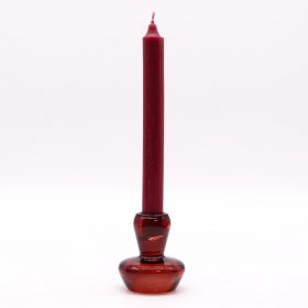 Mushroom Flip Dinner Candle / Tealight Holder - Vampire Red