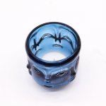 (image for) Buddha Faces Candle Jar - Royal Blue