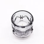 (image for) Buddha Faces Candle Jar - Midnight Grey