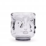 (image for) Buddha Faces Candle Jar - Midnight Grey