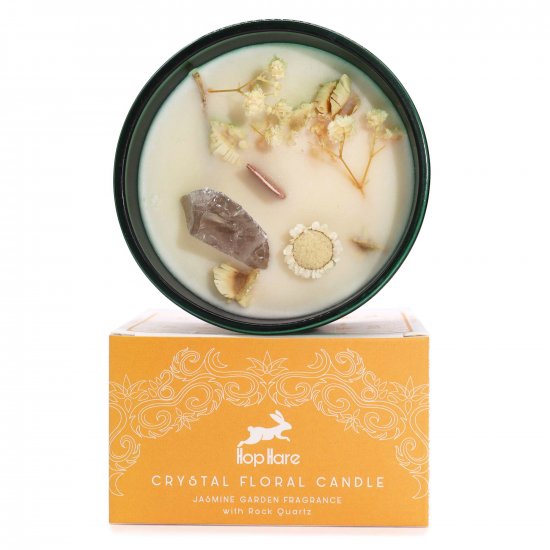 (image for) Hop Hare Crystal Magic Flower Candle - The Lion