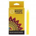 (image for) Manifest Magic Candles (pack of 12) - Yellow - Solar Plexus Chakra