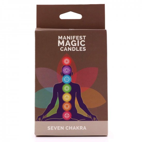 (image for) Seven Charkra Manifest Candles (pack of 7)