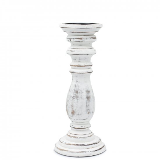 (image for) Classic Candle Stand - Whitewash - Medium
