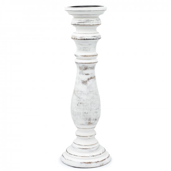 (image for) Classic Candle Stand - Whitewash - Large