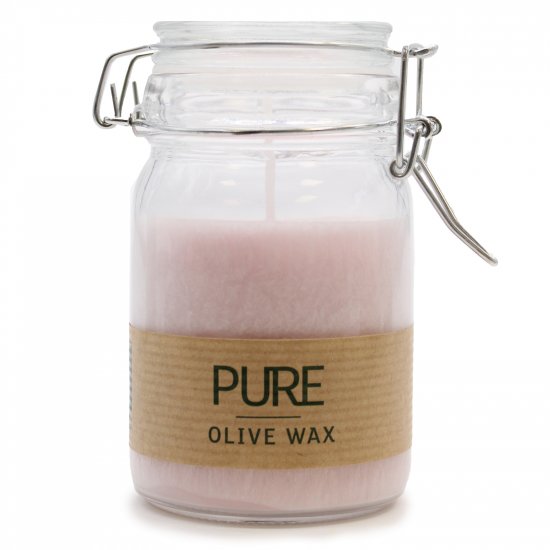 (image for) Pure Olive Wax Jar Candle 120x70 - Antique Rose