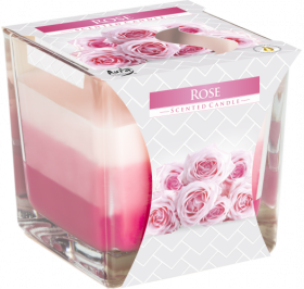 Rainbow Jar Candle - Rose Rainbow Jar Candle - Rose