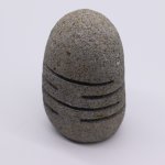 (image for) Natural Riverstone Candle Holder - Standing Stone Cut