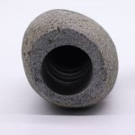 (image for) Natural Riverstone Candle Holder - Standing Stone Cut