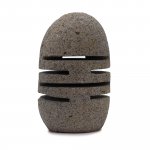 (image for) Natural Riverstone Candle Holder - Standing Stone Cut