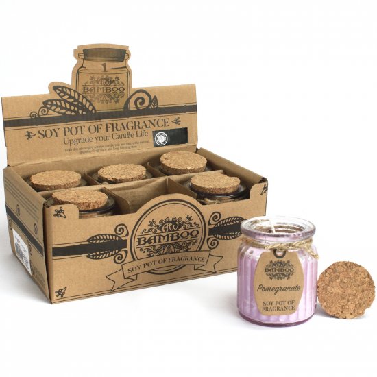 (image for) Pomegranate Soy Pot of Fragrance Candles