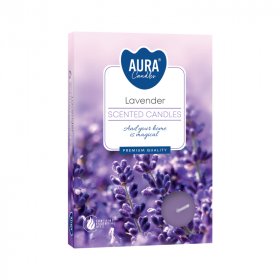 Set of 6 Scented Tealights - Lavender