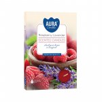 (image for) Set of 6 Scented Tealights - Raspberry & White Lavender