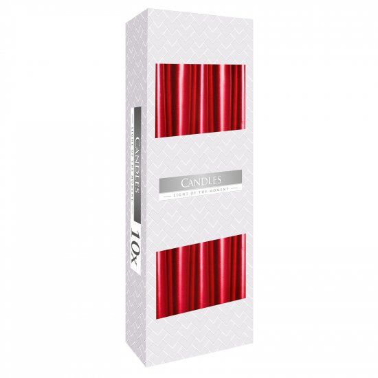 (image for) Taper Candle - Red Metalic