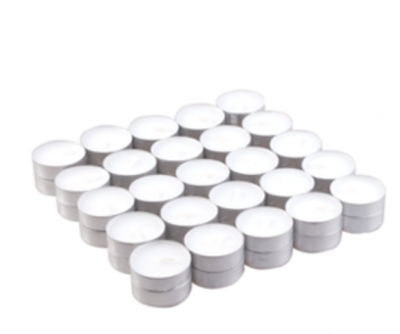 (image for) 50x Unscented Tealight (4hr)