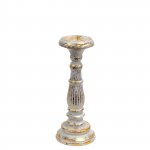 (image for) Small Candle Stand - White Gold
