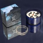 (image for) Zodiac Crystal Candle with Bracelet - Gemini