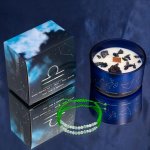 (image for) Zodiac Crystal Candle with Bracelet - Libra