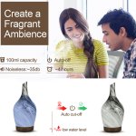 (image for) Aroma Atomiser - Glass Abstract Grey USB