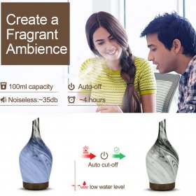 Aroma Atomiser - Glass Abstract Grey USB Aroma Atomiser - Glass Abstract Grey USB